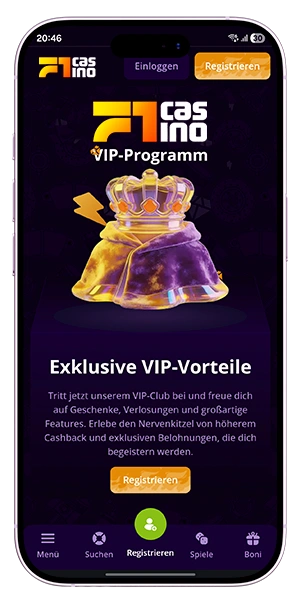 F1 Casino registrieren